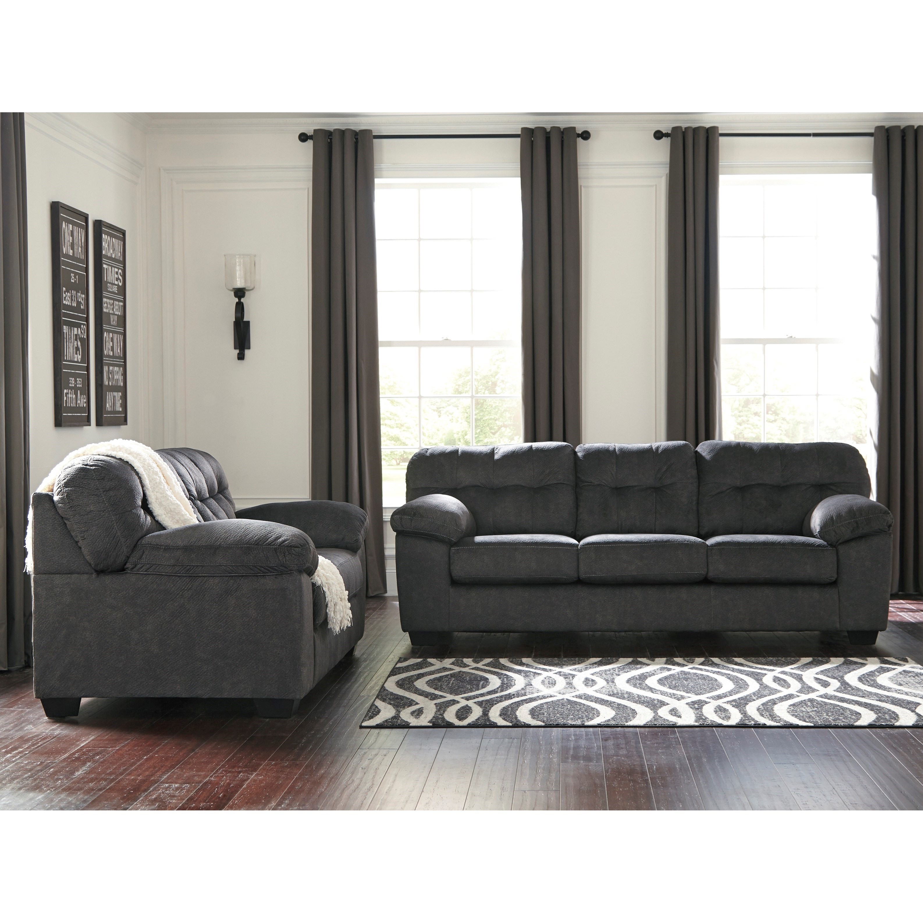 Signature Design by Ashley Accrington 70509U1 Stationary Living Room Group Factory Direct